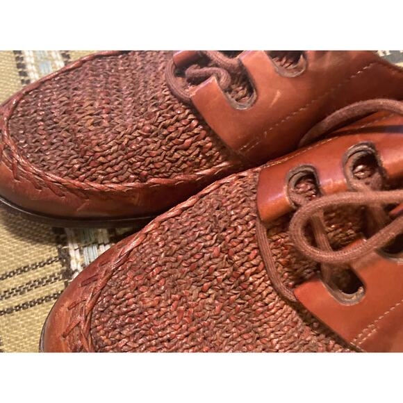 Cole Haan Vintage Woven Leather Oxfords ~ Women's 8AA / 7.5 ~ INCREDIBLE! - Picture 2 of 10